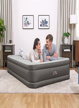 Bestway69050双人双层布面充气床欧规内置泵家用充气床加厚气垫床