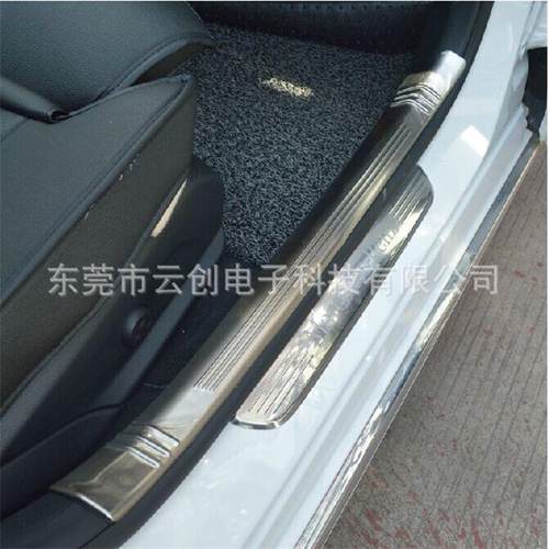 适用于奔驰新C级W205改装专用不锈钢内门槛条C180LC200L迎宾踏板