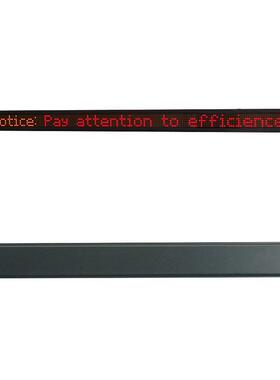 P7.62单红色门头条屏LED显示屏店招牌走字屏室内悬挂广告电子屏