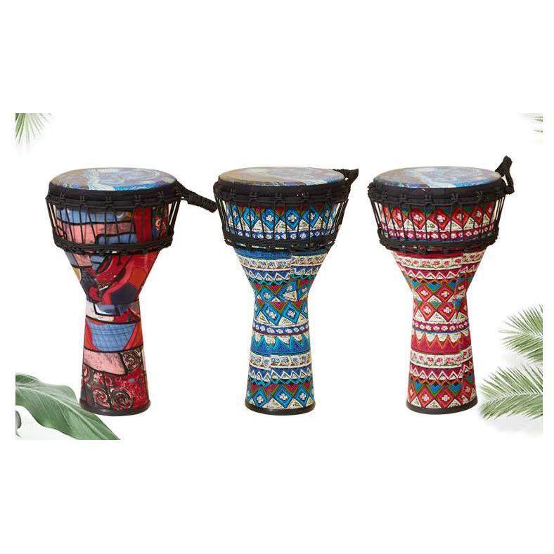 8.5寸儿童非洲鼓10寸PVC成人初学者丽江12寸专业演奏手鼓手拍鼓