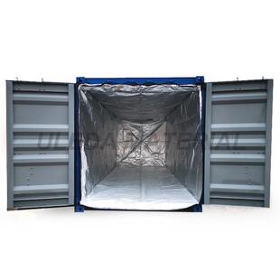 直销标准集装箱隔热保温防潮铝箔衬袋隔热膜隔热层