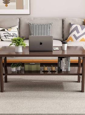 K8可折叠茶几客厅小户型家用非实木双层小桌子简易茶桌学习电脑矮