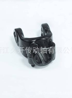 PTO传动轴配件，39*118黑色双销羊角叉，花键叉农机配件，