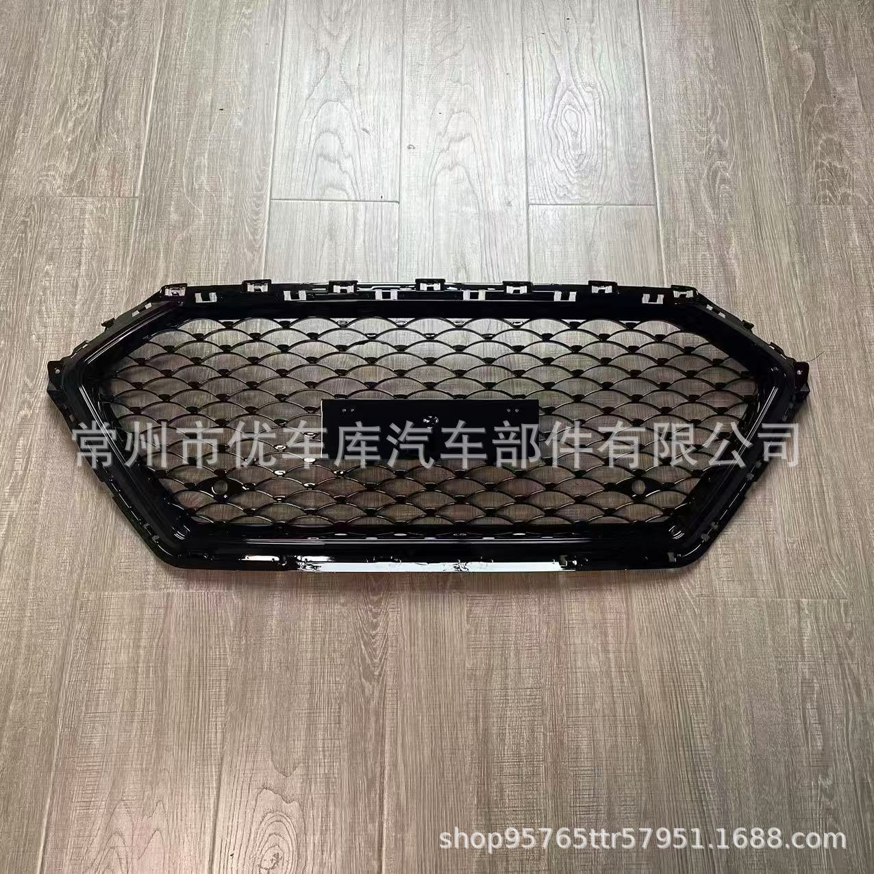 适用现代领动专用中网改装领动前脸保险杠装饰亮条前中网进气格栅