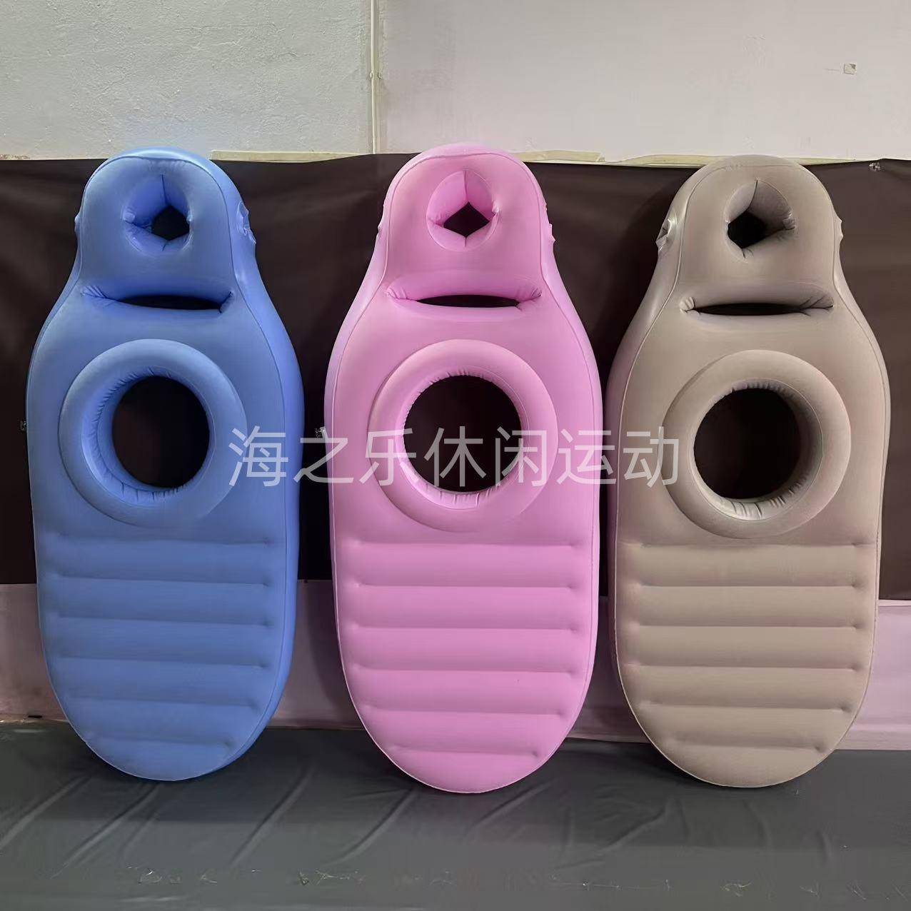 加厚充气孕妇床趴垫睡觉枕头充气垫表面植绒充气趴垫孕妇专用