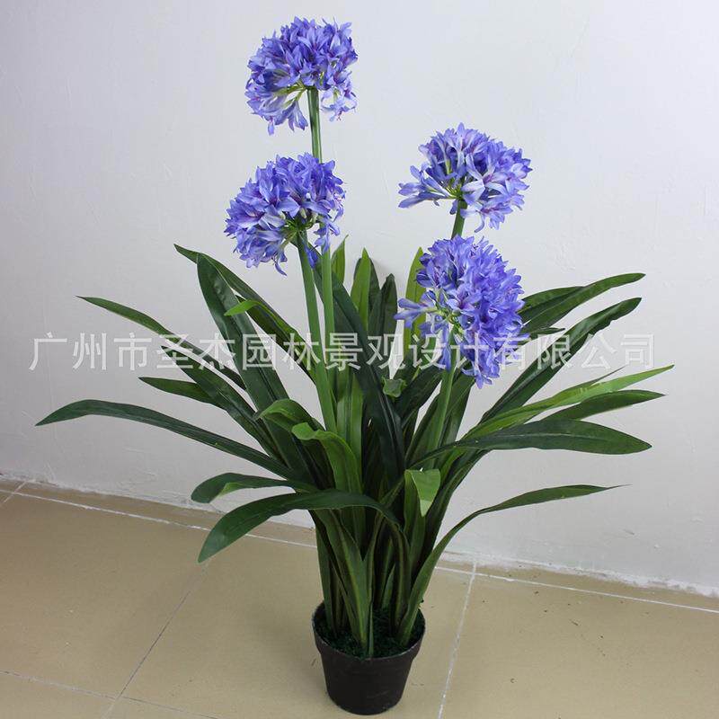 直销仿真洋水仙盆栽办公室家居仿真植物装饰假花植物小花束