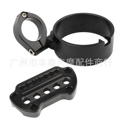 适用哈雷8831200戴娜改装配件CNC咪表仪表支架指示灯孔压码侧移