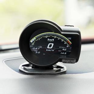 魔术师obd液晶仪表汽车改装 F835多功能转速水温车速F8涡轮表数显