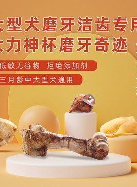RedBones红骨狗狗零食磨牙棒中大型犬骨头大力神杯牛腿骨洁齿补钙