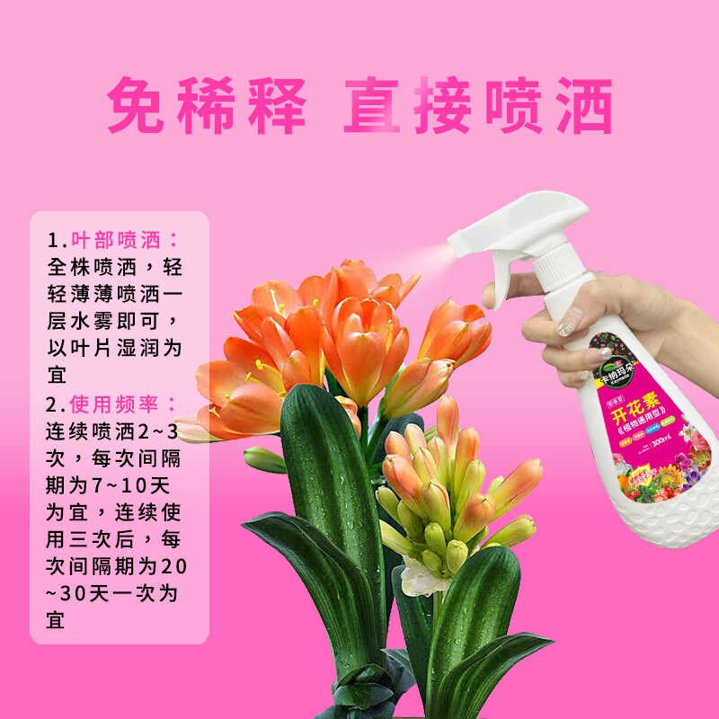 卡纳玛朵开花素花卉植物通用即喷营养液三角梅专用促花爆花催花肥