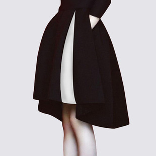 黑色礼服连衣裙2021春秋女装新款中长款收腰显瘦小黑裙子晚宴年会