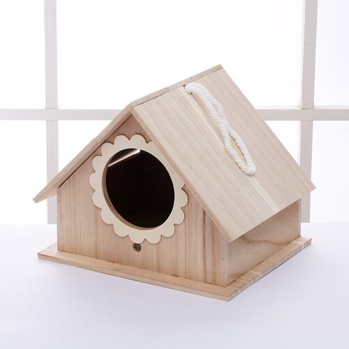 大号实木鸟窝鹦鹉窝户外木质小鸟房子保暖八哥虎皮牡丹过冬繁殖箱