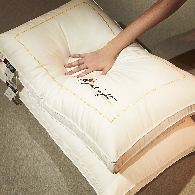 迪拜星级酒店枕头双人护颈椎柔软枕芯一对整头单人助睡眠防螨家用