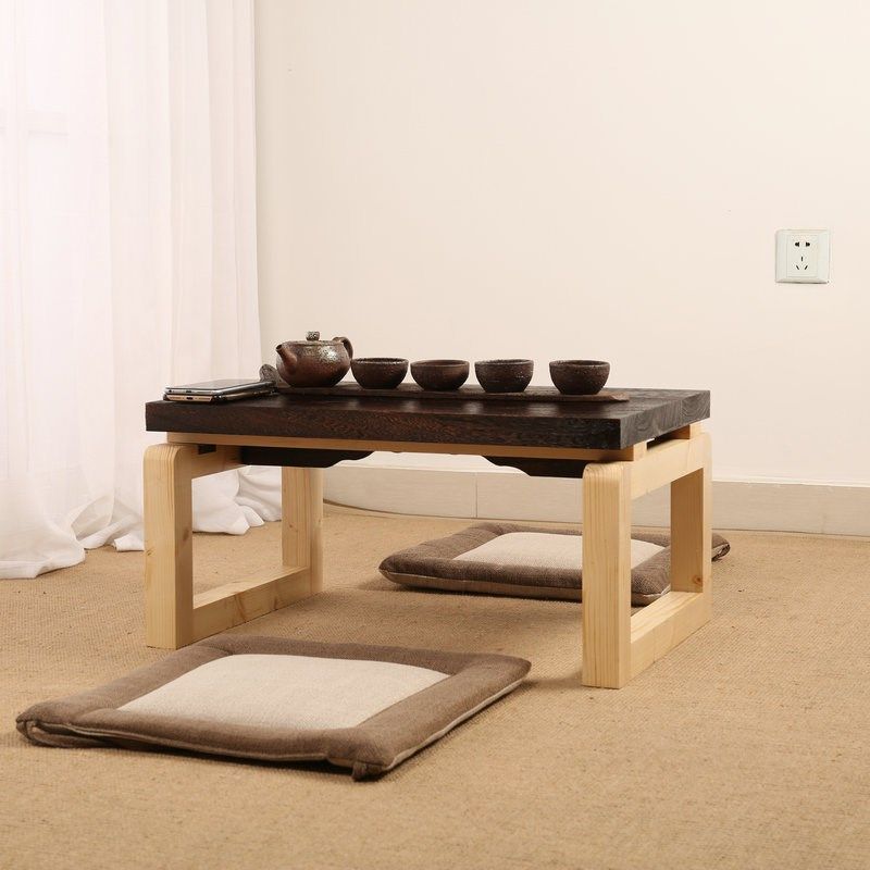 日式折叠榻榻米桌子简约矮桌炕桌阳台飘窗台小茶几实木地桌方禅意,住宅家具,茶几,淘宝优惠券,粉丝福利购,淘宝优惠卷