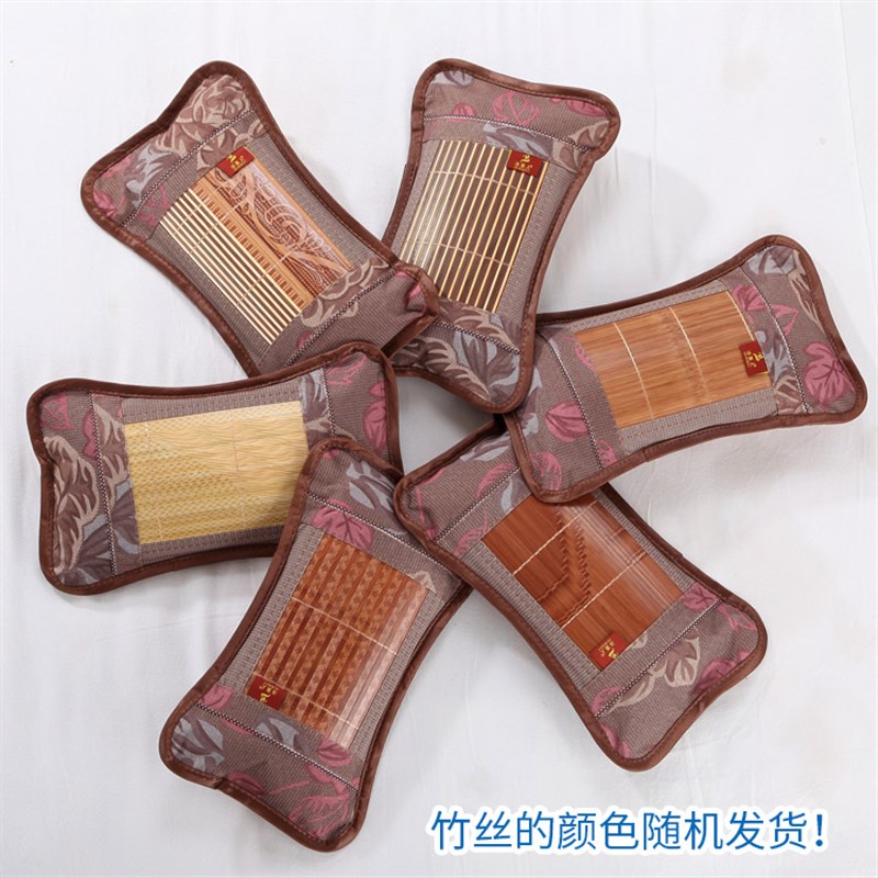儿童竹子夏凉枕头婴儿夏天茉莉花茶叶枕头夏季凉席新生儿枕芯枕套图片