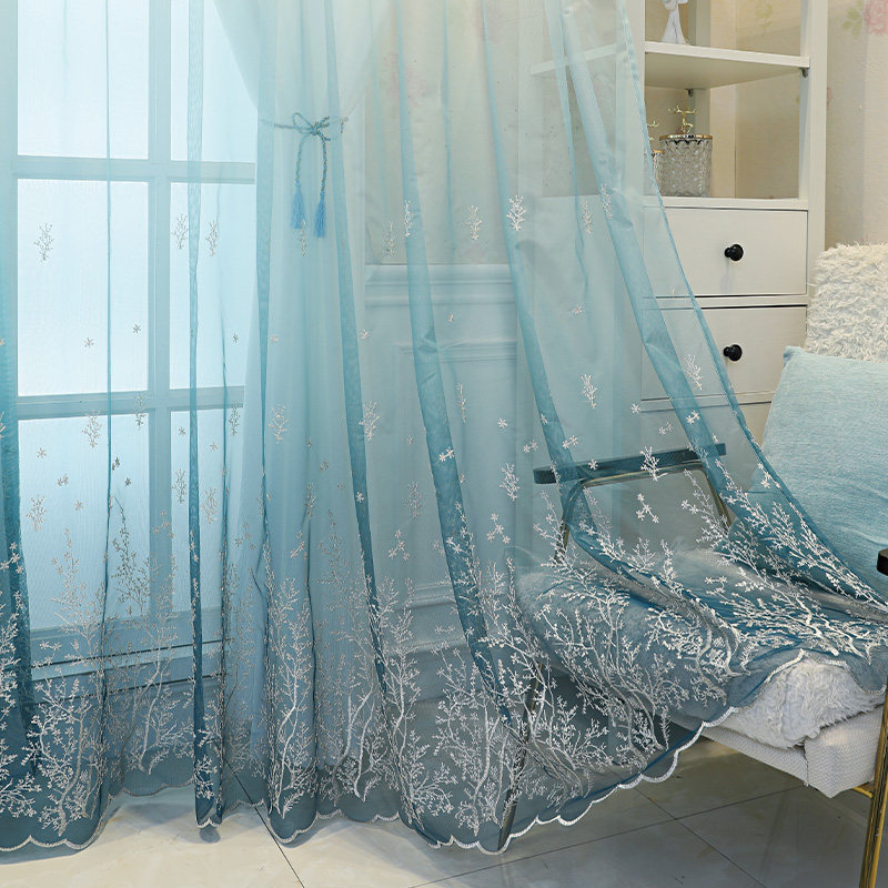 沙帘2021新款免打孔飘窗两层透光不透人成品阳台白色双层窗纱客厅