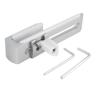 免开孔加长玻璃门锁10mm厚玻璃锁淋浴房推拉门锁扣移门玻璃锁配件