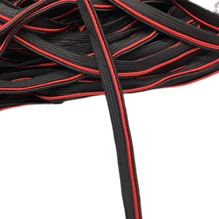 子母带滚边绳人造丝夹边牙绳服装辅料织带花边被子枕芯包根带镶边