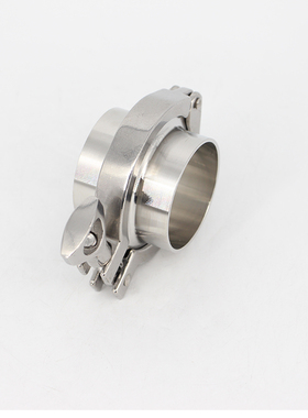 316L快装接头套装 不锈钢卫生级卡盘式法兰端头卡扣 12.7-159