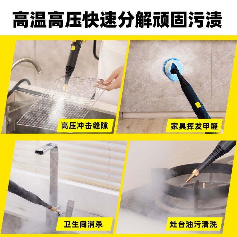 高温高压蒸汽清洁机家用小型厨房空调抽油烟机家电清洗消毒一体机