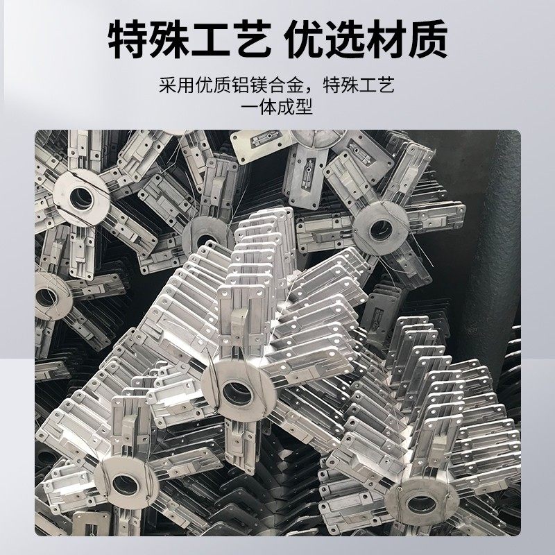 负压风机铝轮配件大全工业排风扇铝镁合金连接扇叶角叶托叶轮叶脚图片