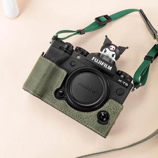 护适用富士TX5相机皮套套XT5底座39相机套保包半套