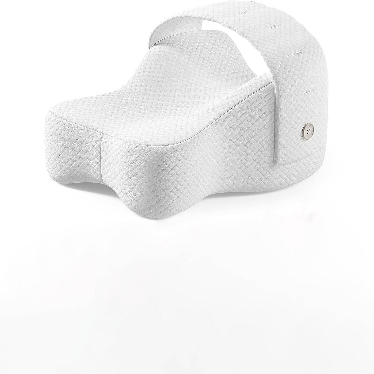 记可忆棉膝盖枕夹睡侧卧夹腿枕骨骼型调节膝觉盖枕ZLV棉布套网孔