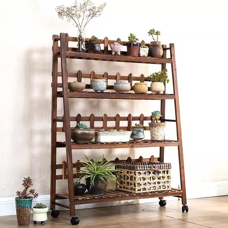 实栏珊花架落地式20241108阳台花架地落木松置物木架多层植物架