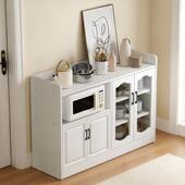 餐边柜靠墙一体水储物PDF柜客厅备餐小柜子橱家房用小型茶柜家用