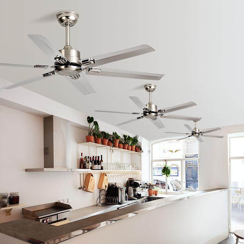 六叶风简力工业大吊扇餐厅饭馆约家用风扇商用色复古无灯黑电586,家装灯饰光源,风扇灯,淘宝优惠券,粉丝福利购,淘宝优惠卷