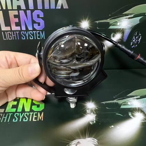 火炬炮三直射2寸激光透镜摩托车防水汽车雾灯远近一体超亮聚光