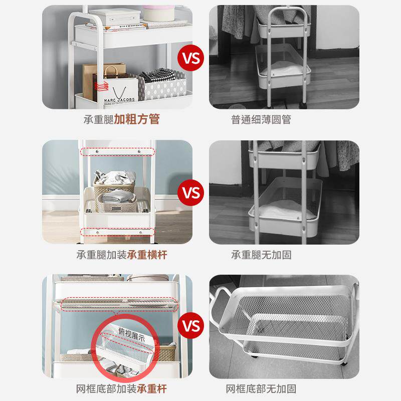 架卧室家-用衣移动衣帽架多功能收落地纳置物架简易挂衣架晾衣架