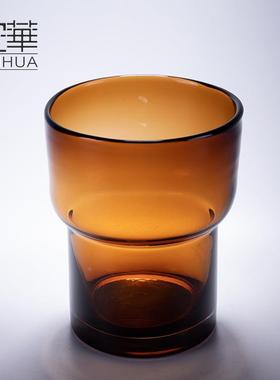 华现简约玻AC70020+璃花瓶插代花干花花器装饰品创意摆件安工艺品