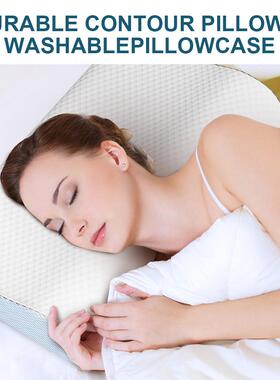 忆棉P1091枕头对一慢回弹深睡眠记忆枕p侧ro办记公室礼品睡透气护