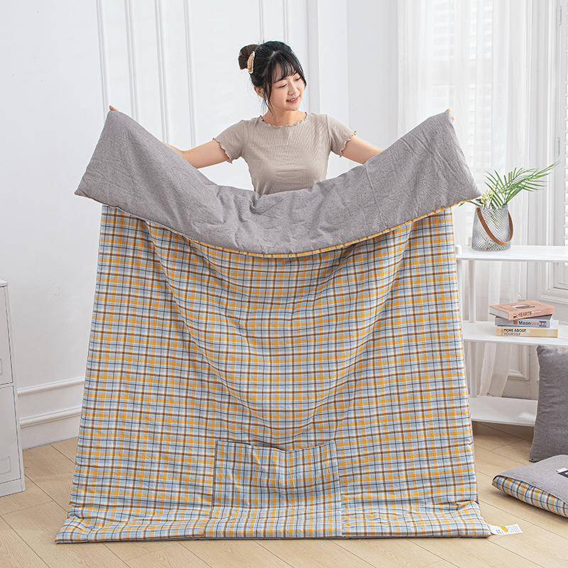 全抱枕被子办两用空调毯子棉睡公M-230614室枕午头被汽车载靠枕折