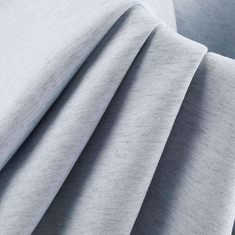 现货面260g空气层涤棉弹力815曼巴棉面料套春秋家居服装卫衣料