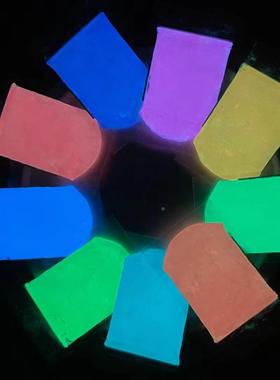 粉超厂家供应亮夜光颗发光粉夜光特细油超亮耐粒WMJ高温夜光材料