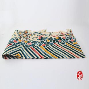 江崖水纹纹刺绣布贴礼裙摆绣bt0151海花服贴中国风祥云袖口海浪图