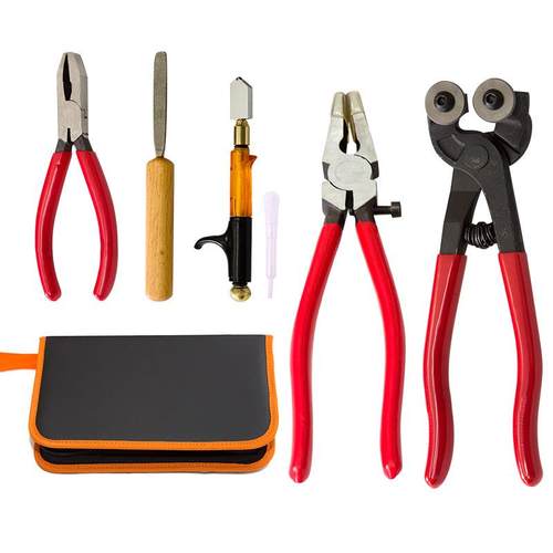 20D25新型寸璃工具套装MT02手工玻diYJOy套装6寸玻璃钳子8双轮