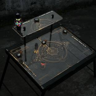 加工亚克力发光1单元IGT板合桌板导光板组多功能氛围罗灯露营27盘