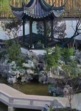 太F87k8988石假山流造景鱼池制作石头多少吨水天然原一石天湖然景