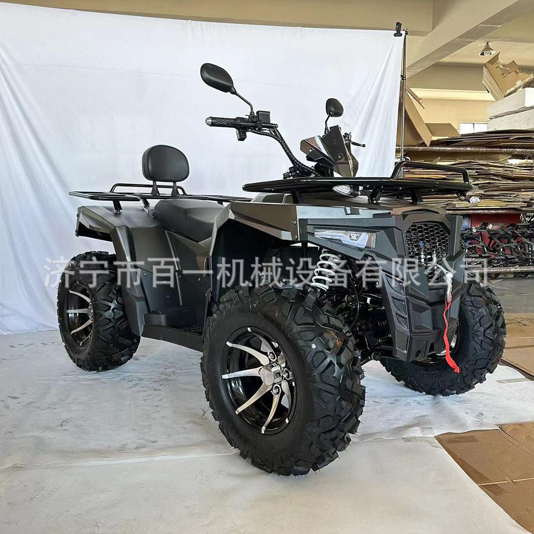 新款电动四驱沙滩车大小公牛四轮山地越野摩托车双人成人地形ATV