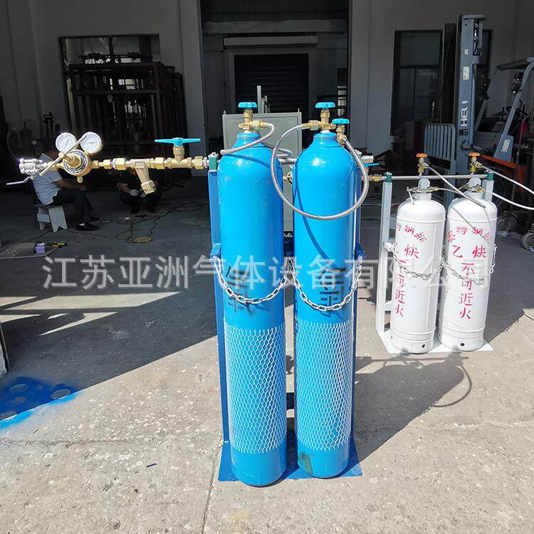汇流实室氧气汇流排院一体式便携汇流排2瓶组定排制验GZ2医汇流