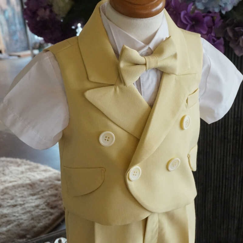 儿童西装套装男童礼服燕尾服男宝宝周岁生日演出服小提琴英伦风新