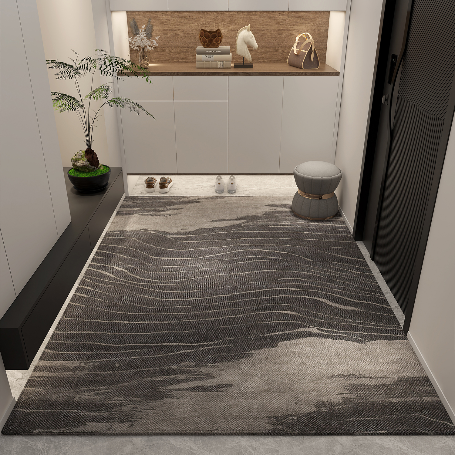 2024新款地垫入户门垫进门口脚垫可裁剪家用地毯客厅门口防滑垫子