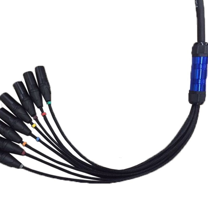 4/8/12/16/20/24/32/40路多通道音频信号线缆车/多芯信号缆绕线盘