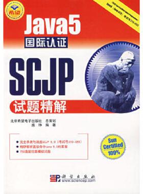 库存九成新JAVA开发专家：Java5国际认证SCJP试题精解 9787030185204 施铮　编著 科学出版社