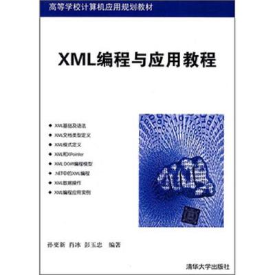 库存九成新高等学校计算机应用规划教材：XML编程与应用教程 9787302223481 孙更新,肖冰,彭玉忠编著 清华大学出版社