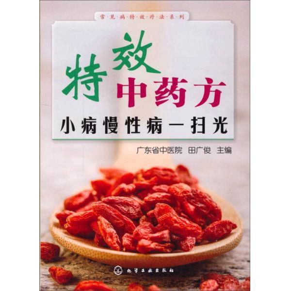 正版库存书9787122198686 常见病特效疗法系列·特效中药方：小病慢性病一扫光 田广俊 化学工业出版社
