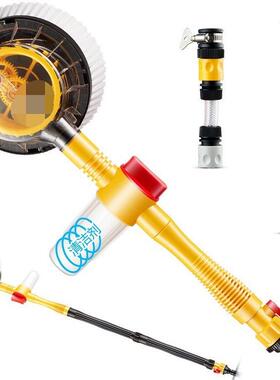 车载自动转水刷洗水车通雪尼尔旋拖把携式长69099柄伸缩擦便车刷